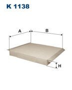 FILTRON filtr kabinowy K 1138