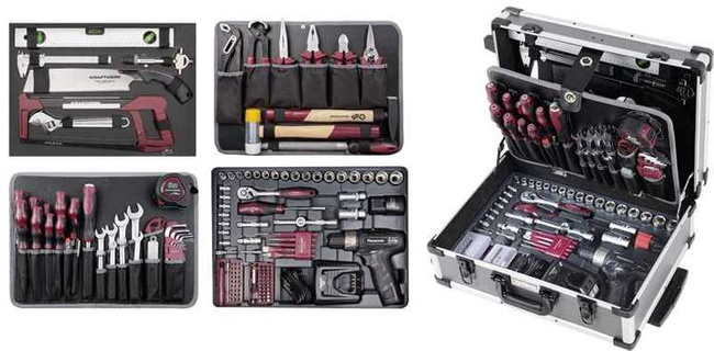 Kraftwerk walizka ZESTAW 163 elementów