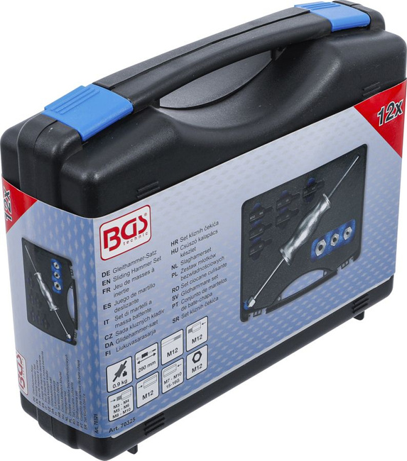 BGS Ściągacz bezwładnościowy z adapterami