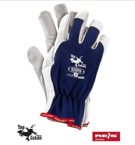 Rękawice robocze Kozia Skóra RLTOPER rozmiar 10