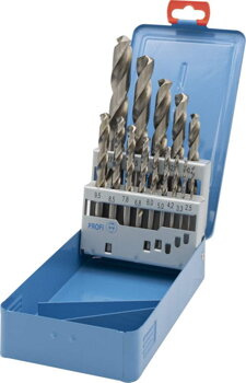 Krypton Zestaw wierteł HSSN 2.5-12/14/15,5/17,5