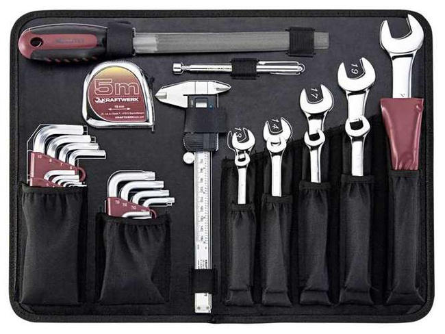 Kraftwerk walizka narzędziowa z wyposażeniem 263