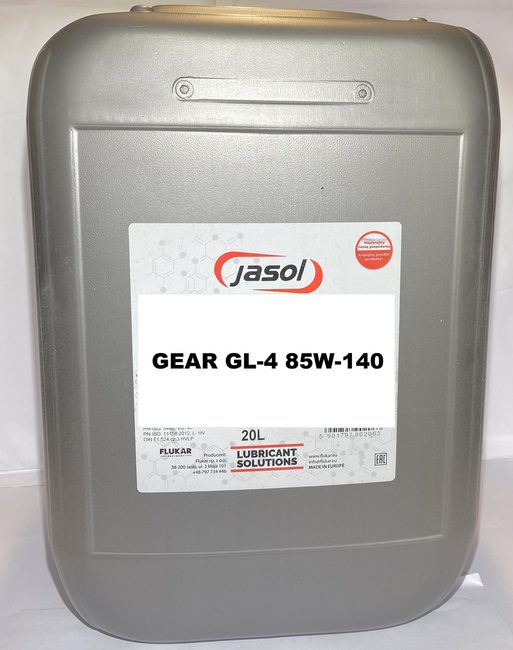 Jasol Gear przekładniowy GL-4 85w-140