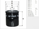 FILTRON filtr oleju OP 532/2