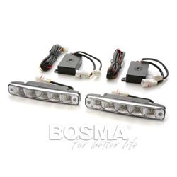 BOSMA 12V Led Daytime Running lights - Simple Version + Indicator (9570)