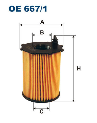 FILTRON filtr oleju OE 667/1